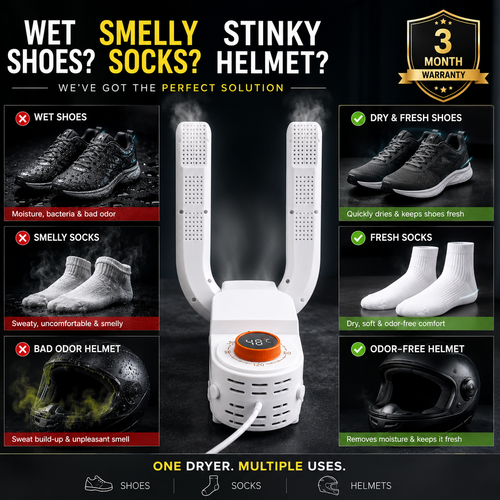 DryPro™ UV Shoe Dryer & Odor Remover