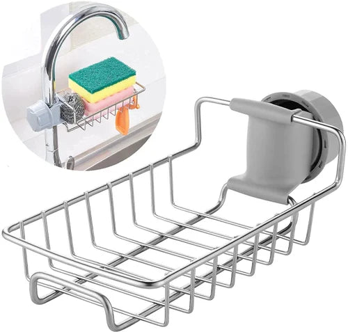 𝗦𝘁𝗮𝗶𝗻𝗹𝗲𝘀𝘀 𝗦𝘁𝗲𝗲𝗹 𝗙𝗮𝘂𝗰𝗲𝘁 𝗦𝗽𝗼𝗻𝗴𝗲 𝗛𝗼𝗹𝗱𝗲𝗿 𝗦𝘁𝗼𝗿𝗮𝗴𝗲 𝗥𝗮𝗰𝗸